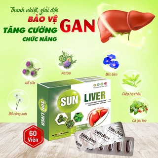 Viên uống Giải độc gan Sun Liver Vạn Tam