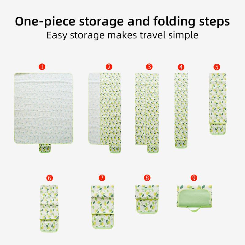 Thảm lót cắm trại HdoorLink chống nước có thể gấp lại tiện dụng