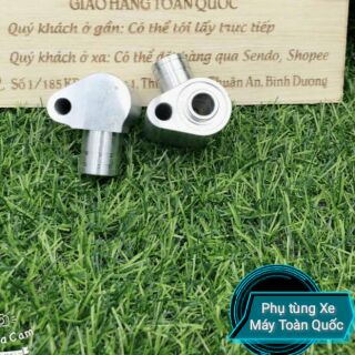 Cục nhôm đầu bò ex135 ex150 gắn bơm nước điện