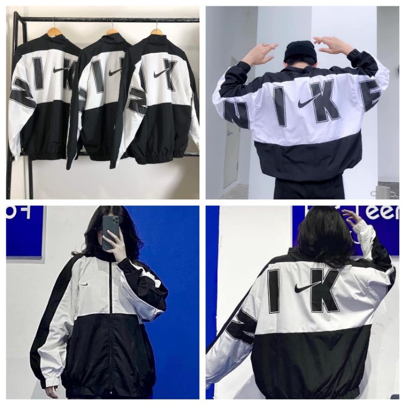 Áo Khoác Bomber In NlKE Nam Nữ From Rộng Unisex Hàng Cao Cấp