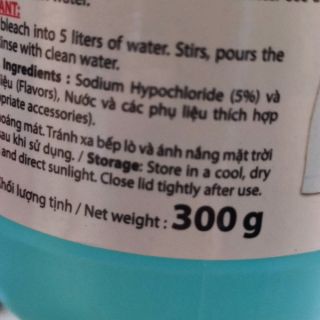 Nước tẩy Javel 300g