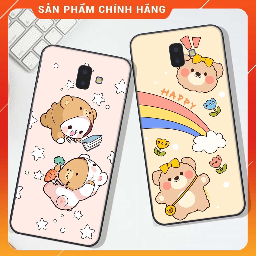 Ốp lưng Samsung J6 PLUS in hình Gấu xinh xắn, Bò sữa đáng yêu,  ĐẸP -  RẺ - XINH - ĐỘC ĐÁO
