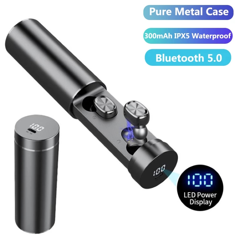 Tai Nghe Nhét Tai B9 Tws Bluetooth 5.0 / 8d Hifi Có Mic