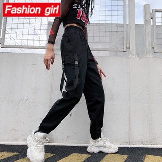 Quần Dài Ống Rộng Phong Cách Hip Hop Hàn Quốc Cá Tính Cho Cặp Đôi