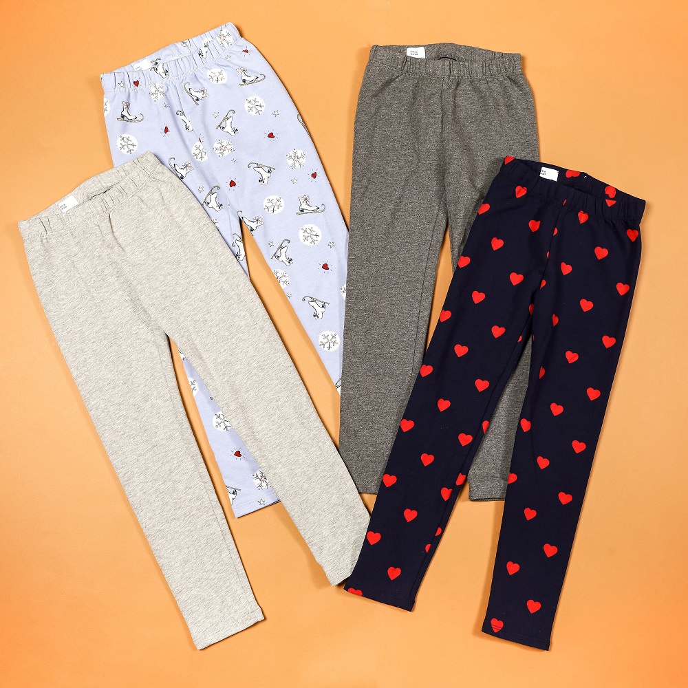 Quần legging thun cho bé gái (18-44kg)
