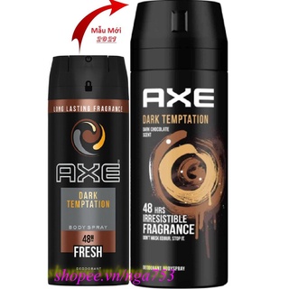 Xịt Khử Mùi 150Ml Axe Non Stop Dark Temptation Ngăn Mùi Cơ Thể, nga753 Uy Tín Từ Chất Lượng.