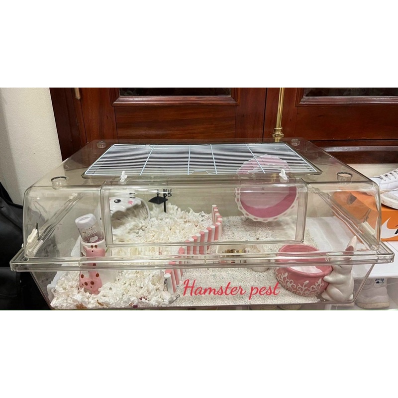 lồng pha lê cho hamster size 70x45x35 (lồng biệt thự cao cấp)