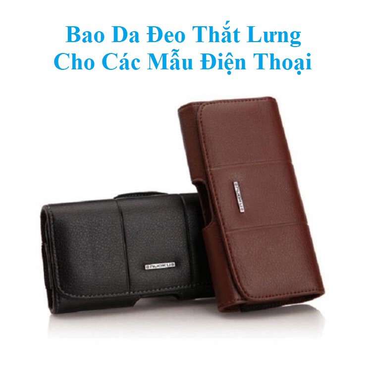 Bao Da Đeo Thắt Lưng Cho Điện Thoại Từ 4 inch Đến 6.5 inch Hiệu Nuoku