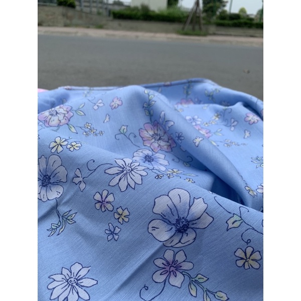 Vải linen tưng hoa đẹp