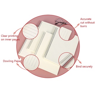 Spiral Notebook A6/A5/B5 Waterproof Simple Planner Diary Stationery for Student Writing Notebook School & Office Supplies