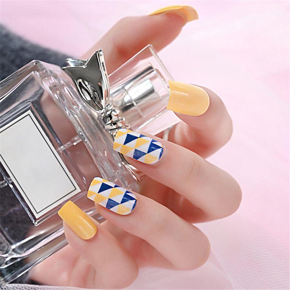 Bộ Móng Tay Giả Dài Tự Dính Bằng Acrylic Ốp