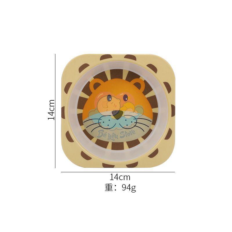 (Tuyển sỉ, ctv) Bát ăn dặm sợi tre cho bé hình con vật (luộc vô tư)