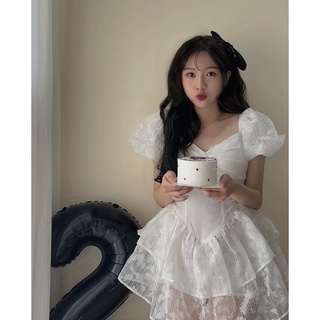 Váy đầm voan hai tầng tiểu thư