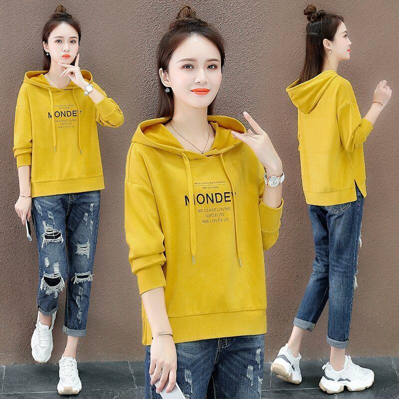 Áo Hoodie Tay Dài Thêu Hoa Hồng