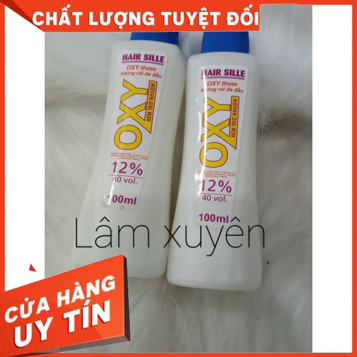 Oxy dung dịch trợ nhuộm nhỏ mini tại nhà 100ml siêu dưỡng FREESHIPhỗ trợ nhuộm bảo vệ tóc khỏi tác hại kem nhuộm,k rát