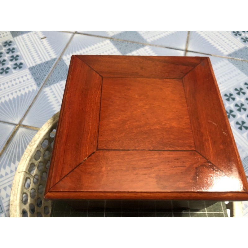 Đế vuông kê bát hương kê tượng phong thuỷ gỗ hương100%