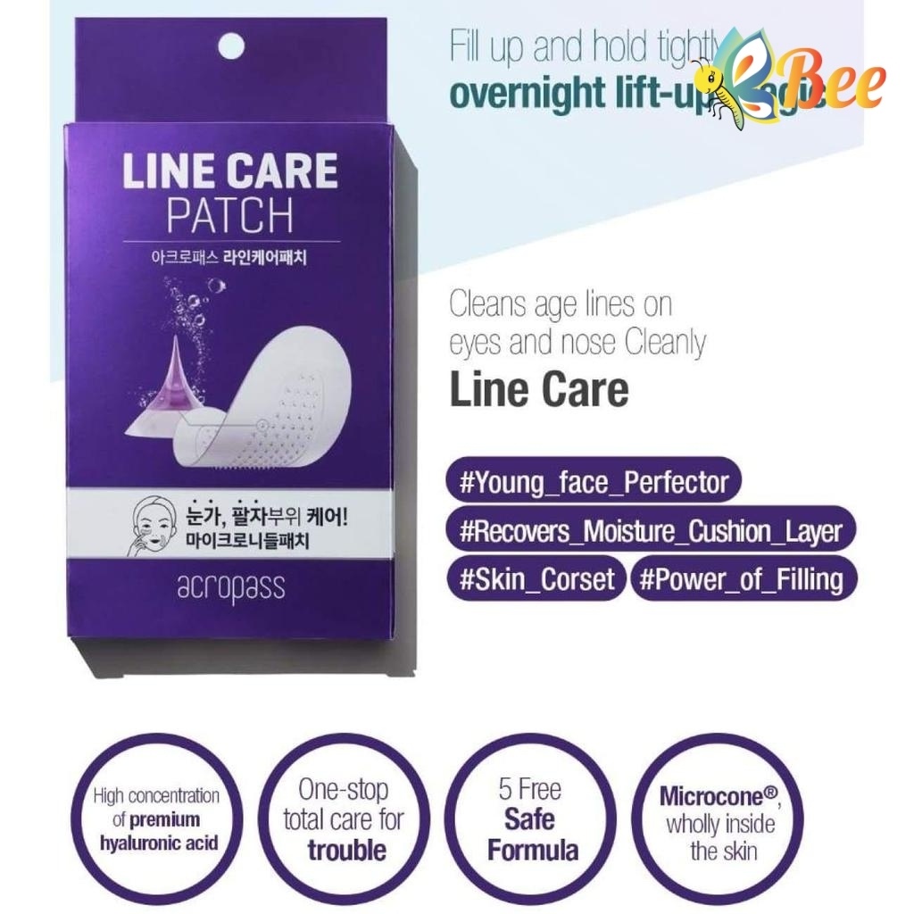 Miếng dán Cải thiện nếp nhăn AcroPass Line Care Patch (4 patches)