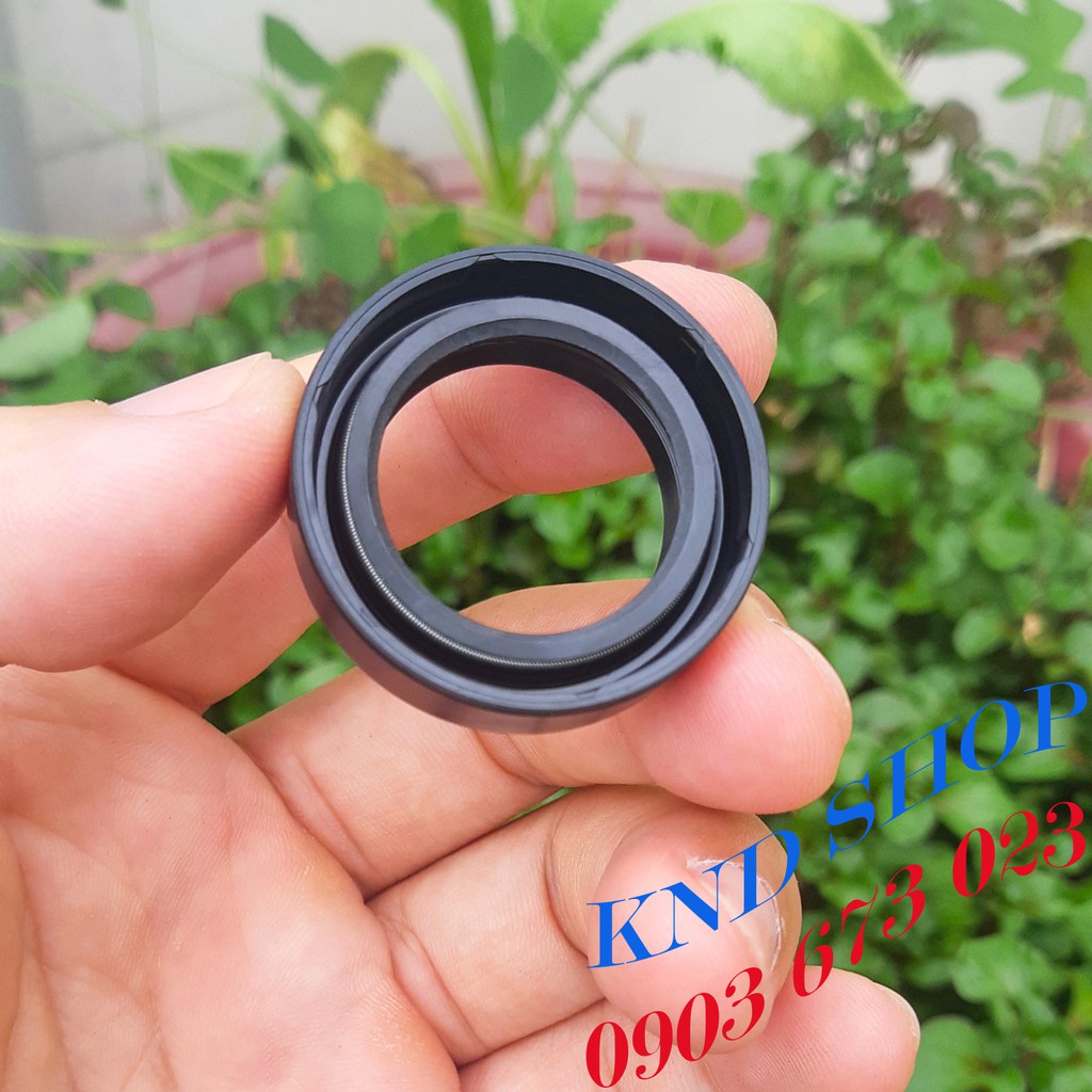 Phớt giảm sóc trước xe máy cho xe Dream, Wave, Airblade, Furture, Ex,..hiệu NACTEC TC4 26*37*10.5, loại vòng đệm cao su