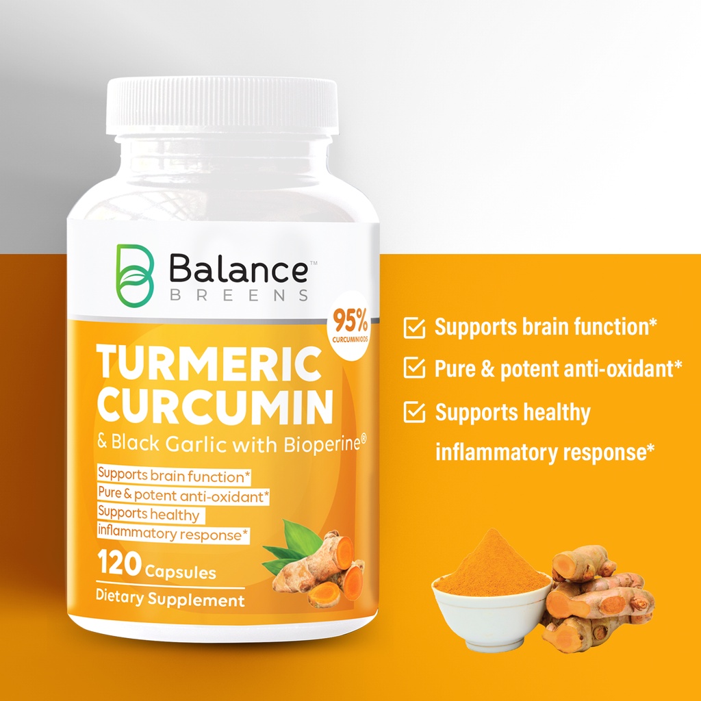 Organic Vitamin Turmeric Curcumin - 120 viên Mỹ - Nano nghệ hỗ trợ viêm loét dạ dày, bổ xương khớp