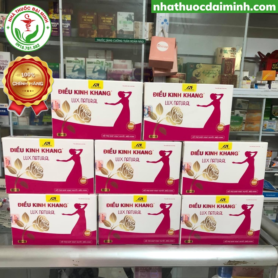 Điều Kinh Khang Lux Natural Hộp 30 Viên - Hỗ Trợ Điều Hòa Kinh Nguyệt