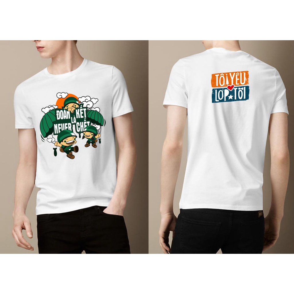 In Áo Thun Theo Yêu Cầu, Chất Liệu Cotton Co Giãn Thoải Mái, Hình In Sắc Nét