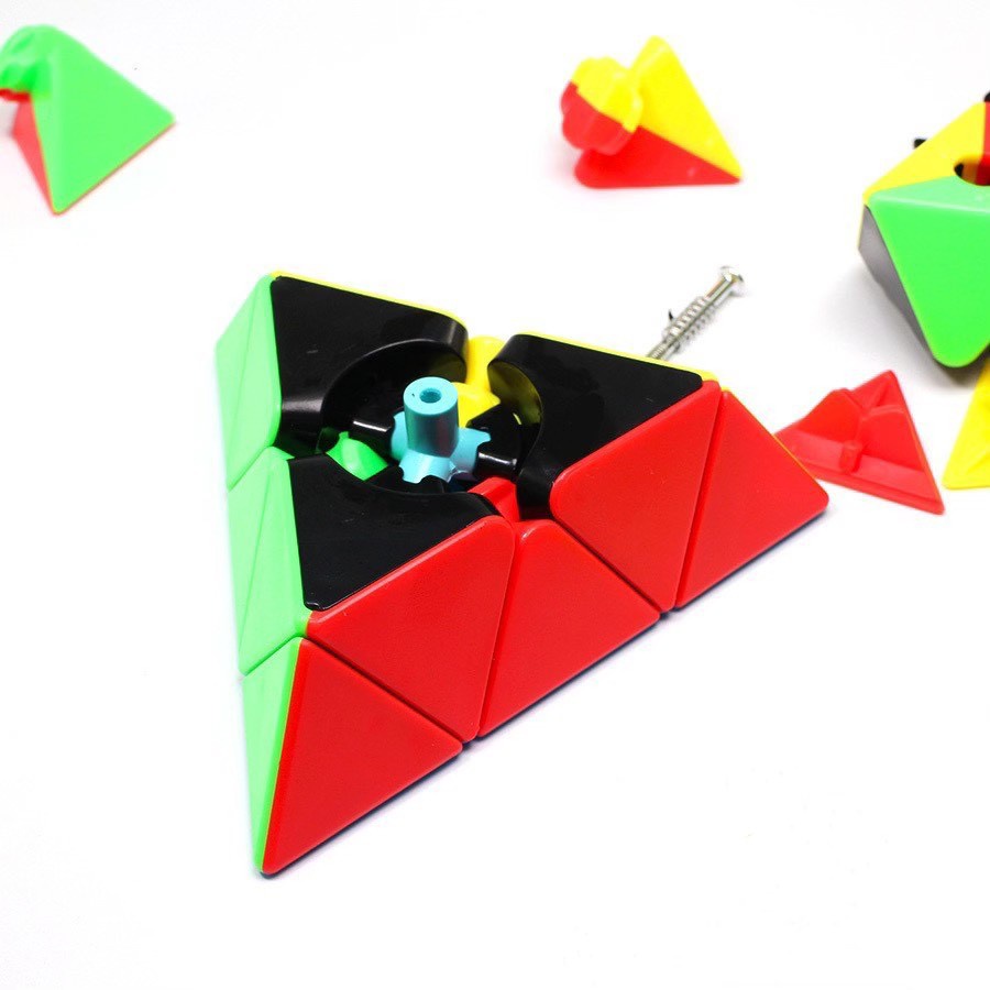 Đồ Chơi Trí Tuệ Kich Thích Não Bộ Rubik Tam Giác Pyraminx Stickerless MoYu MeiLong MFJS