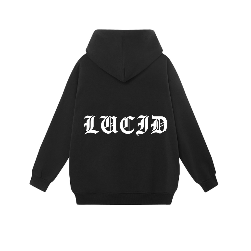 Áo Hoodie Zip Local Brand Unisex LUCID L5 Nam Nữ Nỉ Bông Mũ 2 Lớp