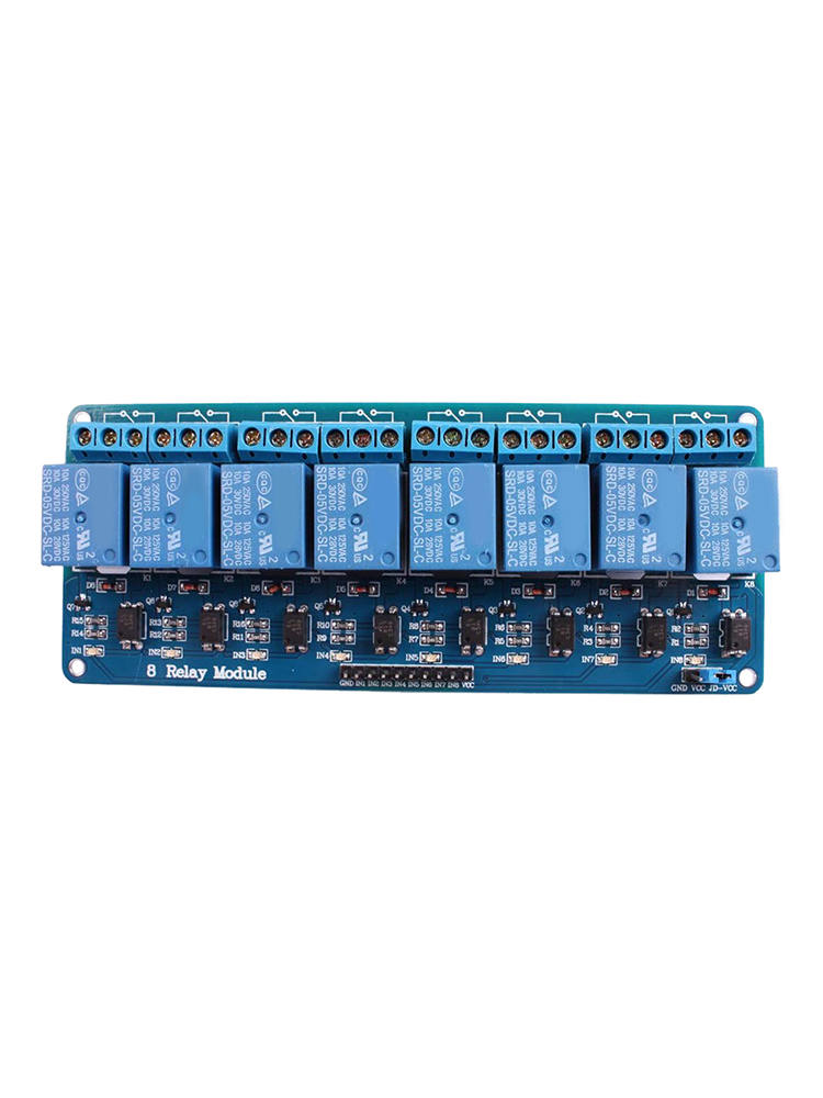 1x 8 Channel 5V Relay Shield Module Board for Arduino Raspberry High Quality