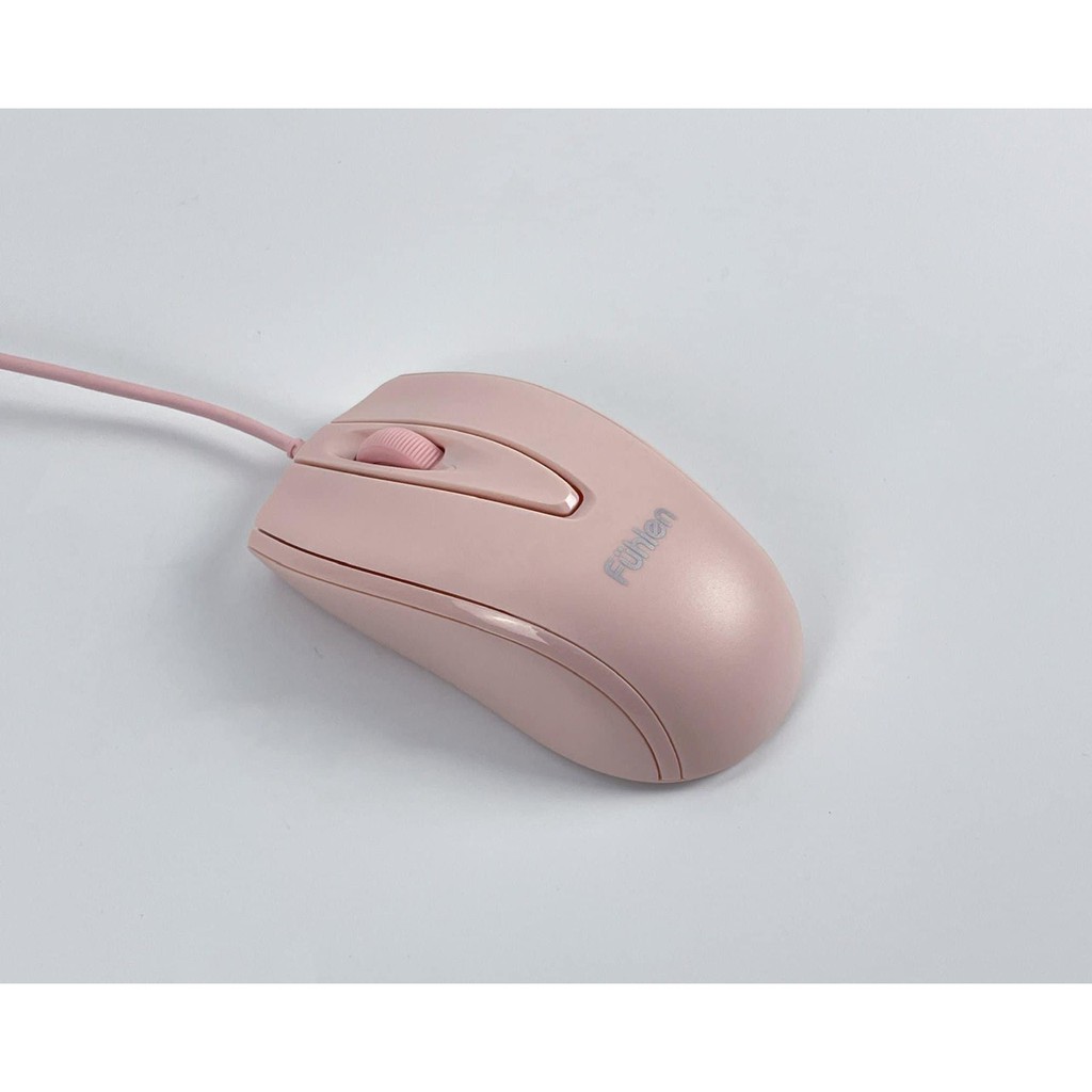 Chuột Có Dây Fuhlen L102 Màu Hồng - Hàng Chính Hãng Ninza (Có Tem Chống Hàng Giả)
