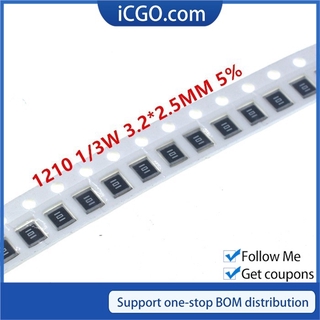 Set 50 chip điện trở 1210 1812 2512 Smd 300r 330r 360r 430r 470r 560r 620r 680r 750r 820r Ohm