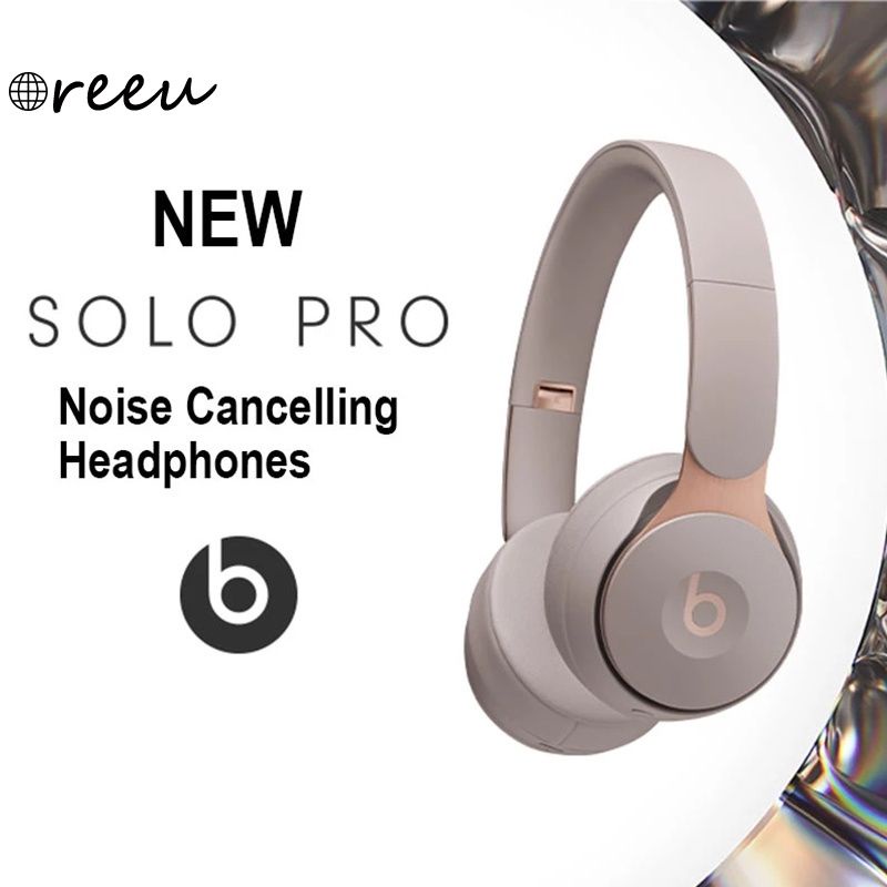 【Ready Stock】 Nhịp Đập Solo Pro Không Dây Bluetooth ANC Tai Nghe Tiếng Ồn Noise Cancelling Tai Nghe Có Thể Gập Lại Tai Nghe Rảnh Tay Mic 【REEU】