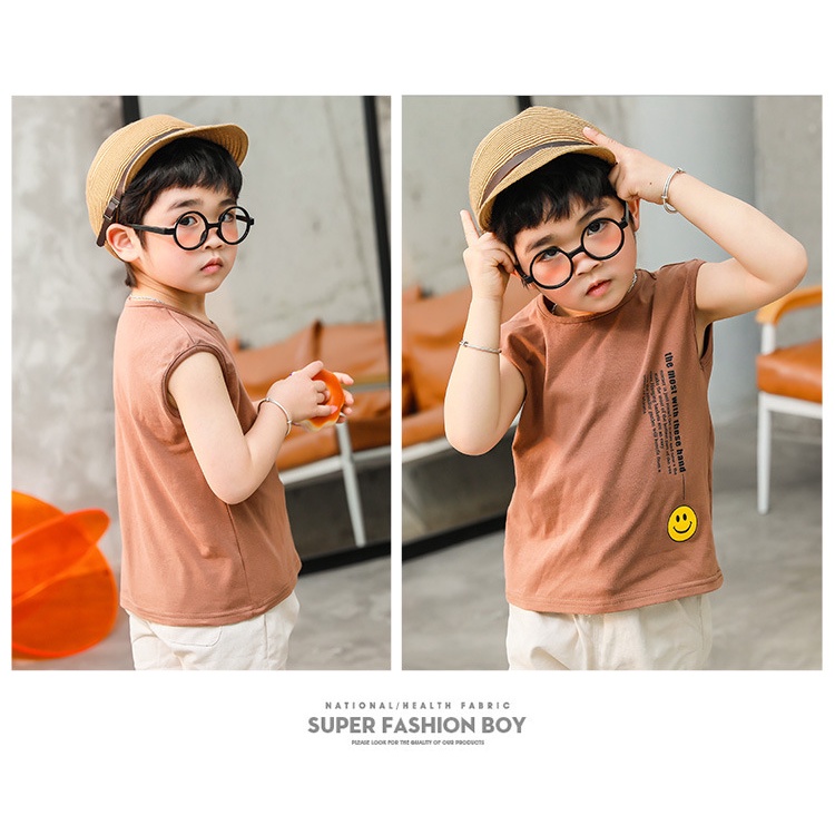 Áo thun ba lỗ AMILA cho bé 3-8 tuổi