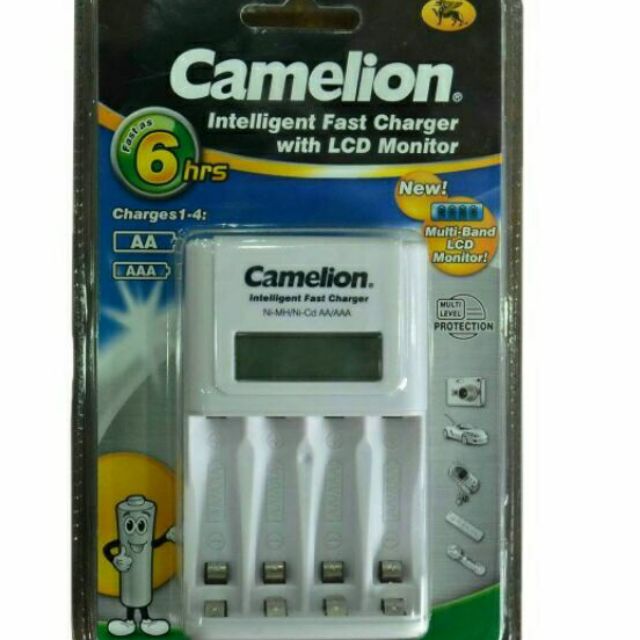 Bộ sạc nhanh Camelion BC-1012 màn hình tự động