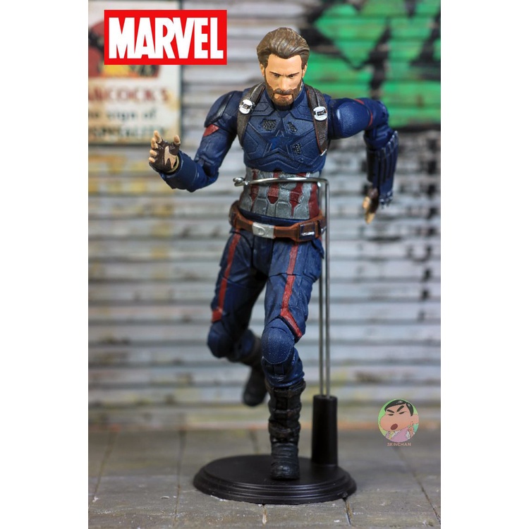 Mô Hình Nhân Vật Captain America Thiết Kế Sống Động