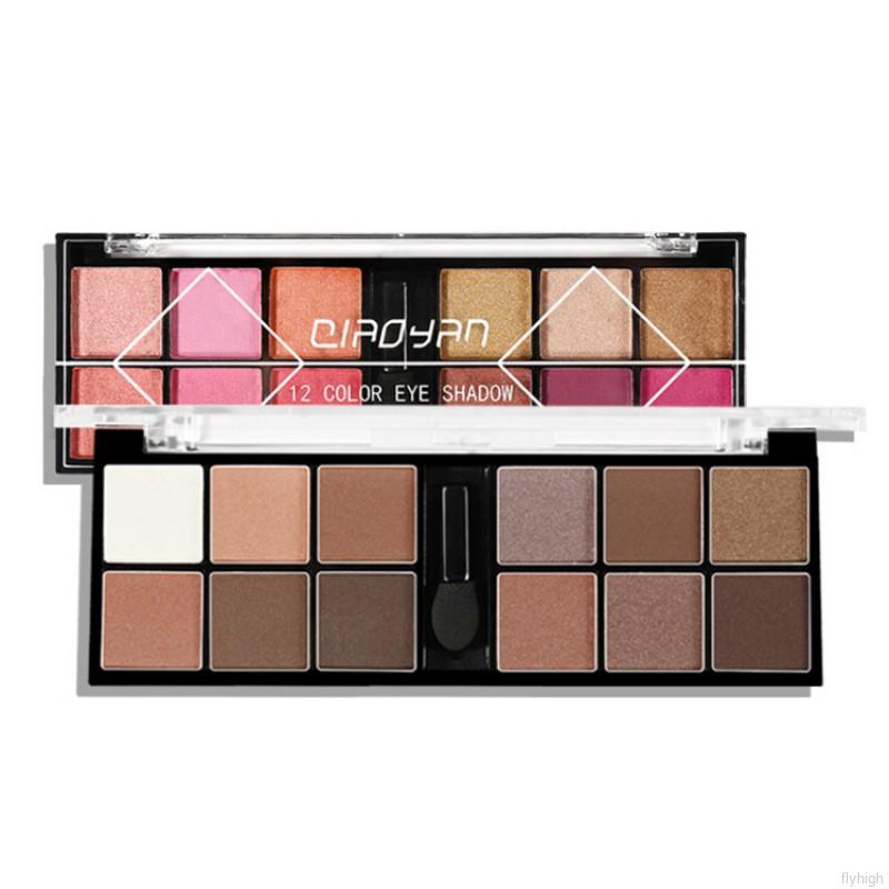 Palete Eyeshadow with 12 Colors【F】