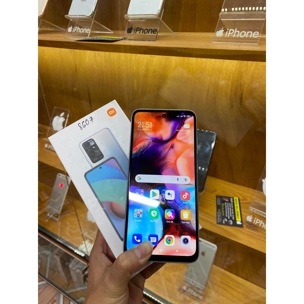 Điện Thoại Xiaomi Redmi 10 Chiến game khủng-Chụp ảnh đẹp Đầy đủ phụ kiện đi kèm