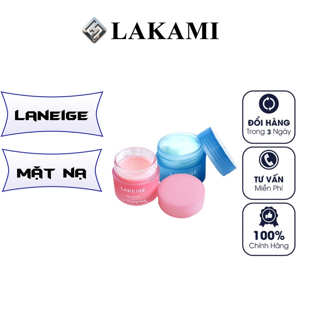 Mặt nạ ngủ cho môi Laneige Lip Sleeping Mask Berry 3g, Mặt nạ ngủ Laneige Water Sleeping Mask 15ml