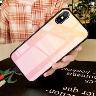 OnePlus   OnePlus 5 OnePlus 6 OnePlus 5T OnePlus 6T OnePlus 7   Case Glossy Gradient Tempered Glass Hard Phone Case Cover