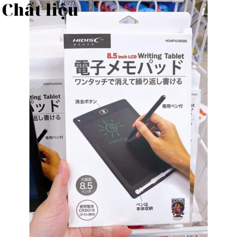 Bảng  LCD viết tự xoá, đồ chơi giáo dục bảng LCD tự xóa giúp trẻ tập vẽ, tập viết hiệu quả 8.5 Inch.