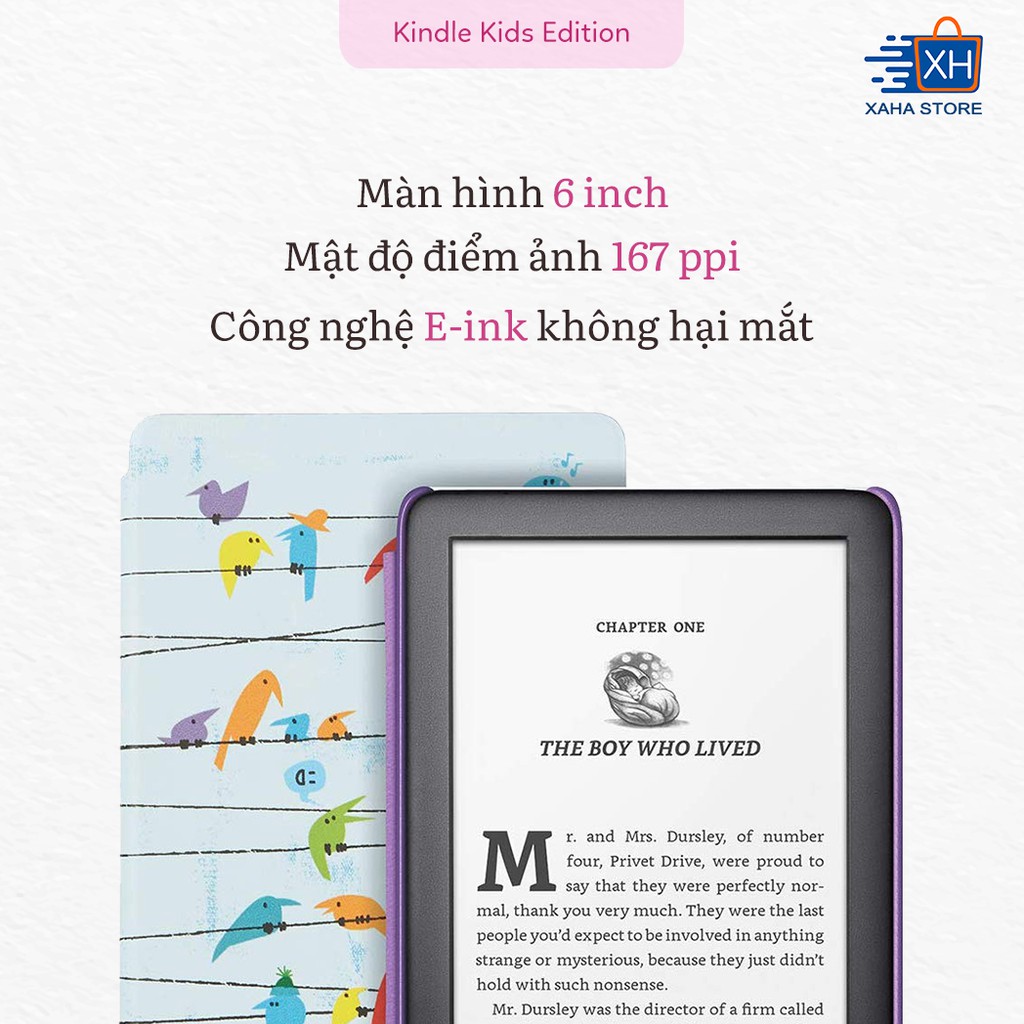 Máy đọc sách Kindle Kids editon 2019 - phiên bản dành cho trẻ em  NEW 100%  Nguyên seal