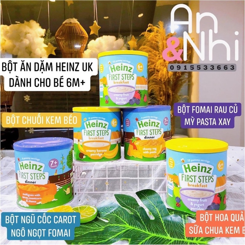 BỘT ĂN DẶM HEINZ UK HỘP SẮT