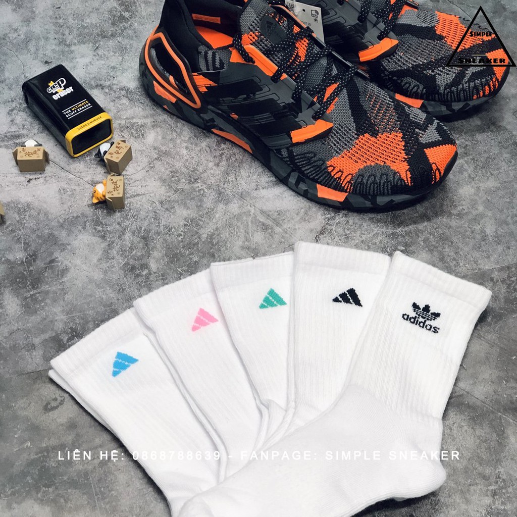 Tất Adidas FREESHIP Vớ Nam Nữ Unisex Chính Hãng - Cổ Cao Adidas Dày Dặn Chống Hôi Chân