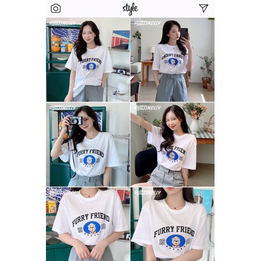 Áo phông nelly heybig sale (có sẵn) furry friend