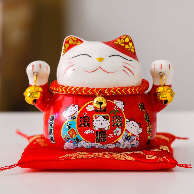 Mèo Thần Tài Đút Tiết Kiệm Mèo Tài Lộc May Mắn