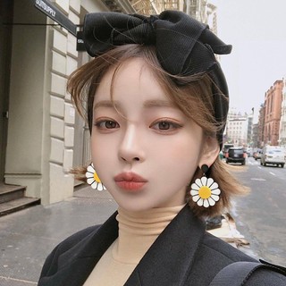 Bông Khuyên Tai Hoa Cúc Cánh Lớn Hàn Quốc Siêu Nữ Tính !