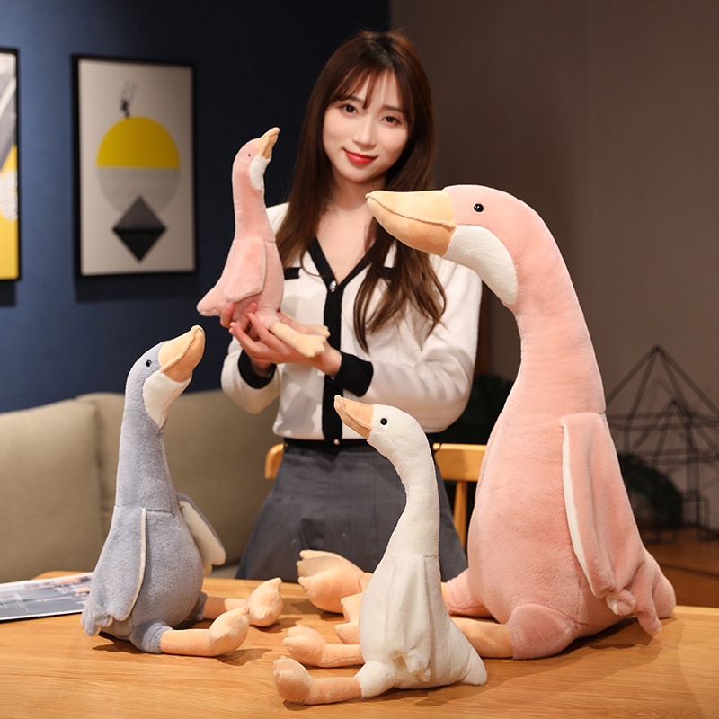 Ngỗng Nhồi Bông Dễ Thương 40/60cm