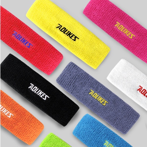 Băng đô trán Aolike chính hãng thấm hút mồ hôi cực tốt có lớp silicone chống trượt nhiều màu sắc cute- Tâm An Sports
