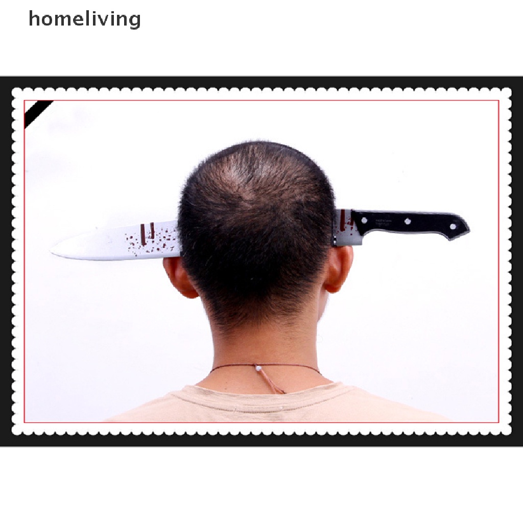 Băng Đô Rìu Lưỡi Cưa Giả Hóa Trang Halloween Kinh Dị