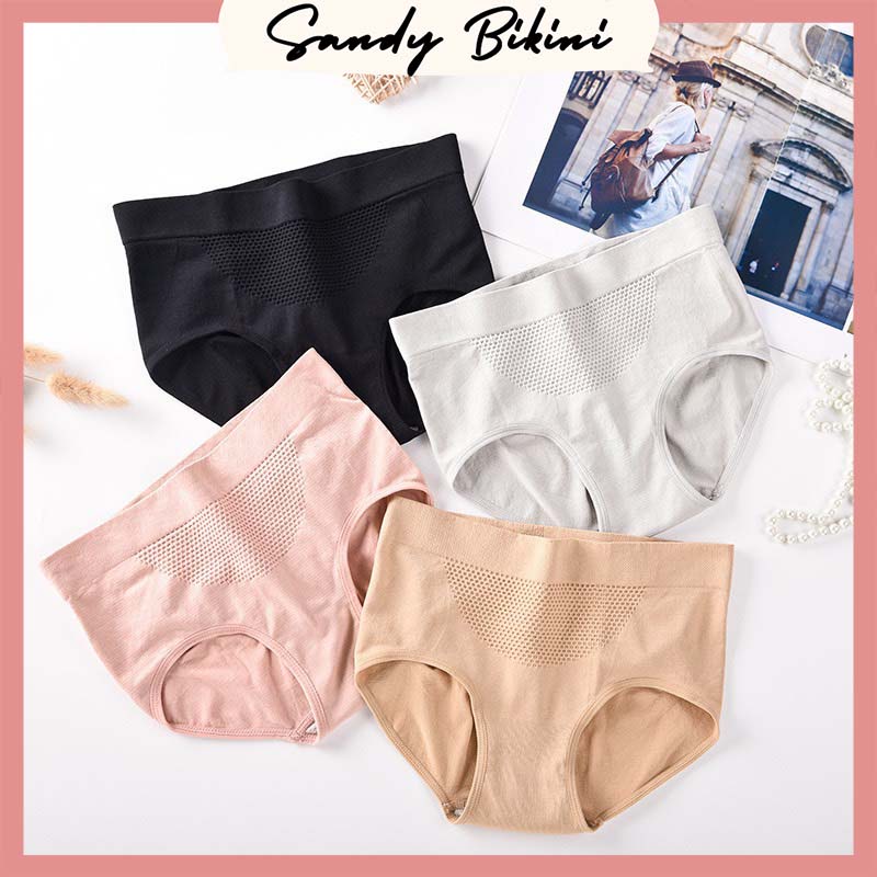 Quần Lót Nữ Cạp Ngắn Thông Hơi Nâng Mông Kháng Khuẩn Hàng Xuất Nhật