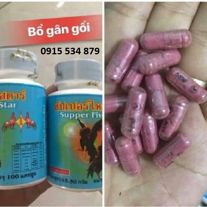 SUPER FIVE STAR CỨNG XƯƠNG, TĂNG CƠ CHO GÀ ĐÁ